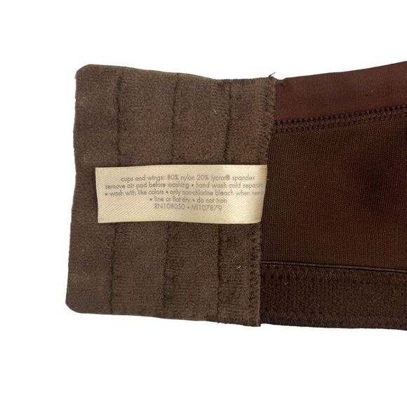 Cacique Womens Molded Adjustable Strap Nylon Blend Underwired Bra Brown Sz 44DD - Picture 7 of 14